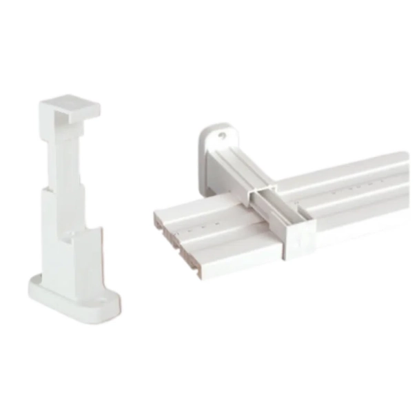 Държач за 2-редова релса - Бяла
