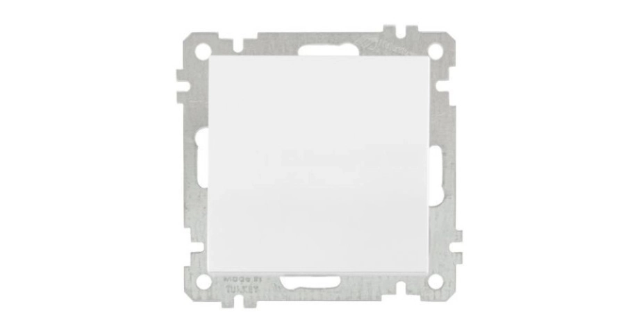 ЕЛИТРА МЕХАНИЗЪМ КЛЮЧ ЕДИНИЧЕН БЯЛ-12БР/К