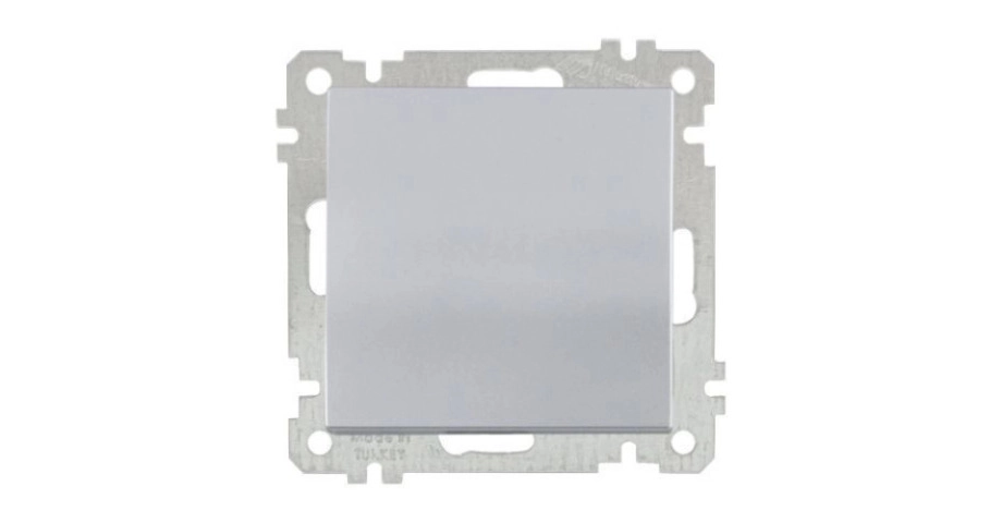 ЕЛИТРА МЕХАНИЗЪМ КЛЮЧ ЕДИНИЧЕН СИЛВЪР-12БР/К