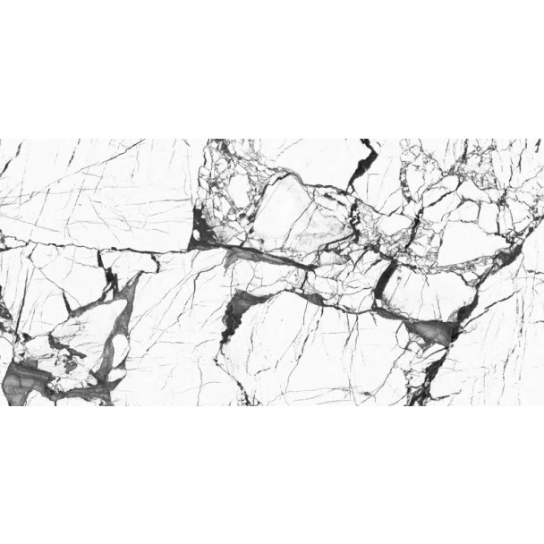 Гранитогрес „Арабеск" бял полиран 60x120cm