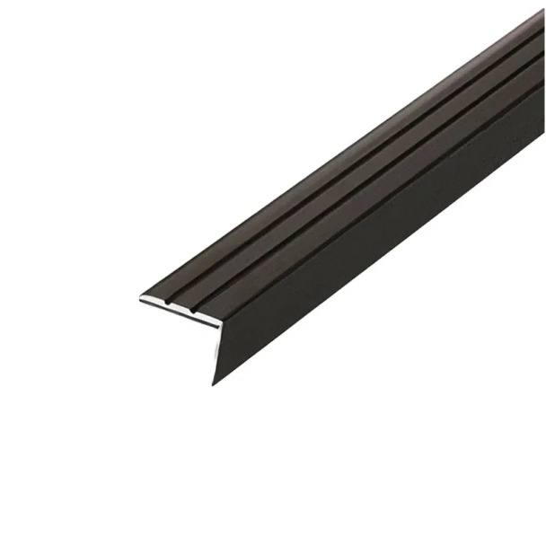 Алуминий за стъпало Г образна 38x22 - Бронз