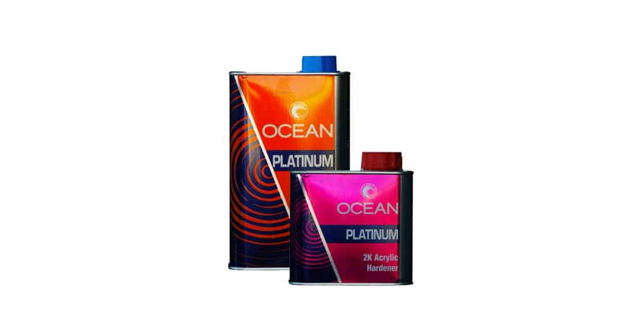 2K Акрилен HS Прозрачен лак Platinum Ocean 1 л. + 2К Акрилен втвърдител Platinum Ocean 0.5 л.