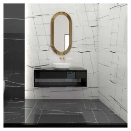 Гранитогрес „Даймънд" бял полиран 60x120cm