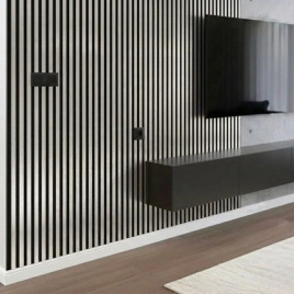 Акустичен панел от MDF 60x275см Силвър + ПОДАРЪК: Лепило
